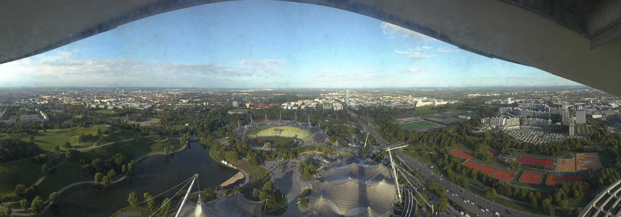 Archived image Webcam Munich - Olympic Parc and Stadium