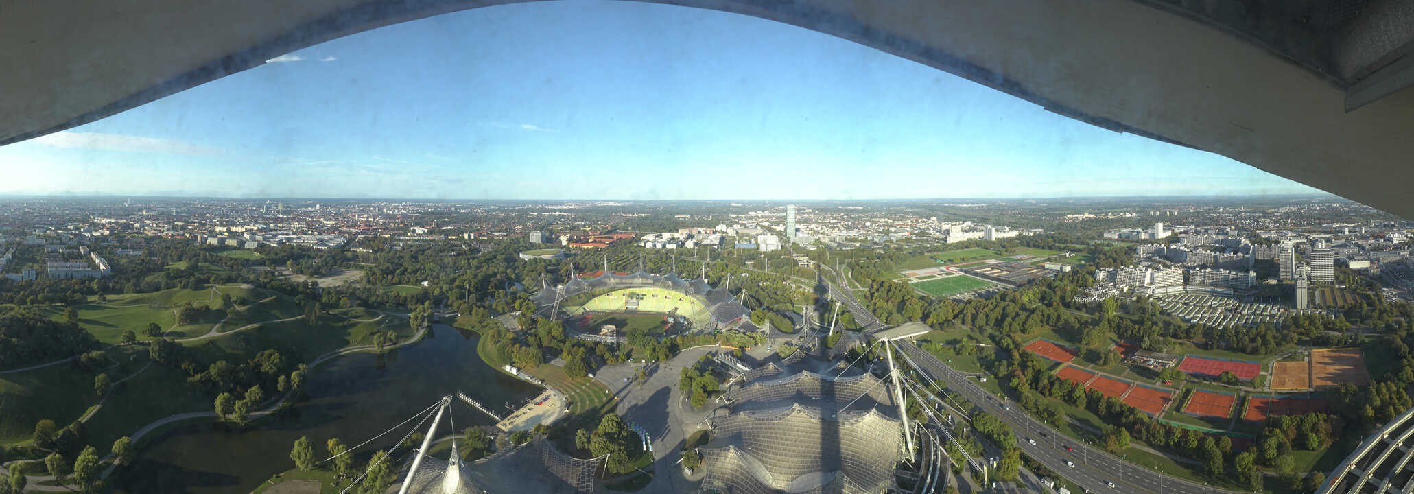 Archived image Webcam Munich - Olympic Parc and Stadium