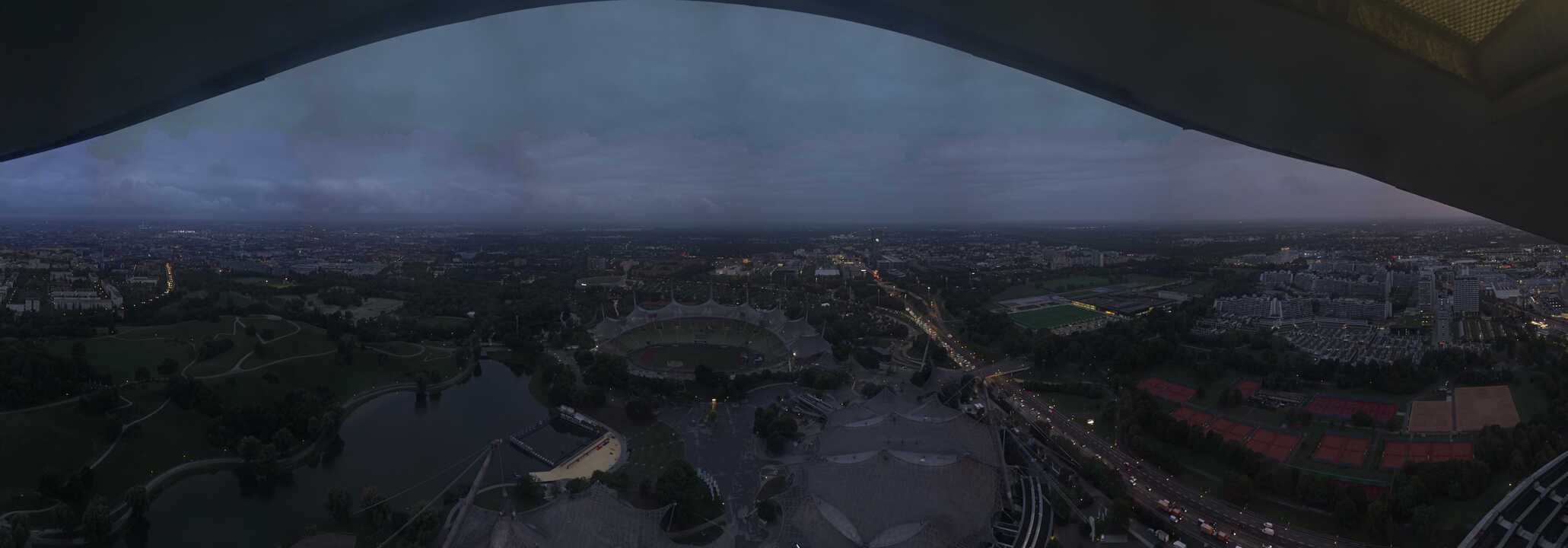 Archived image Webcam Munich - Olympic Parc and Stadium