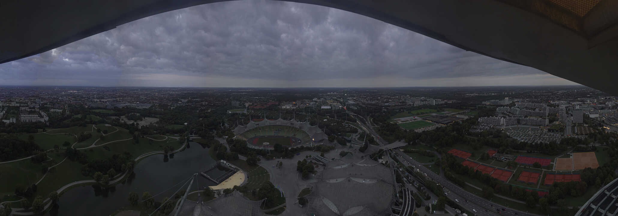 Archived image Webcam Munich - Olympic Parc and Stadium