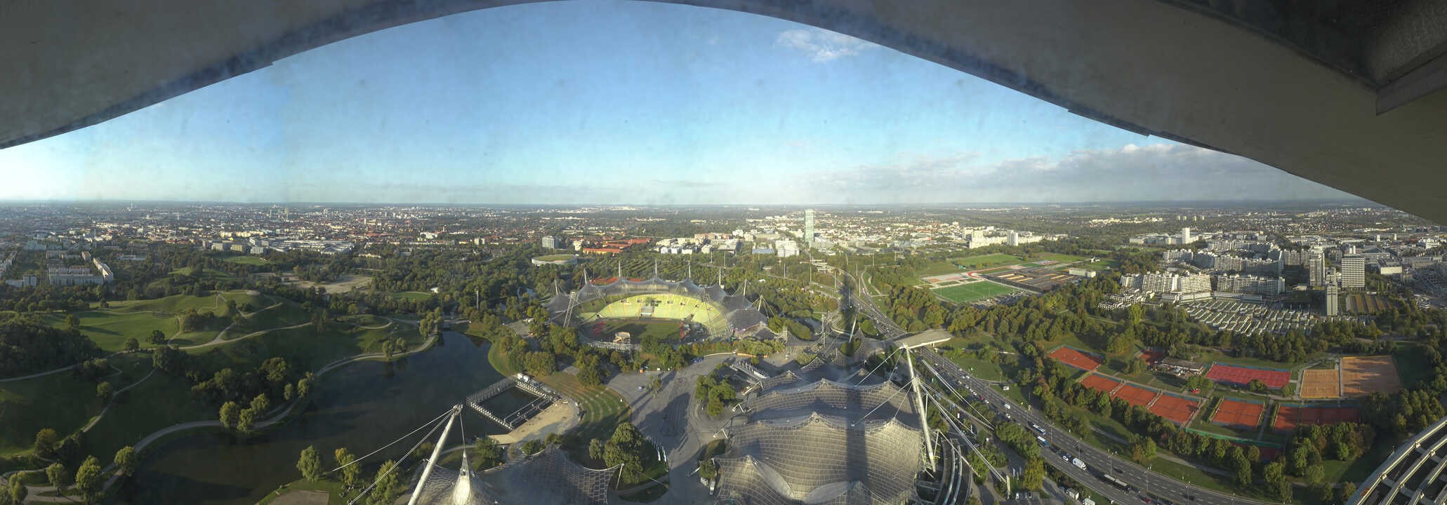 Archived image Webcam Munich - Olympic Parc and Stadium