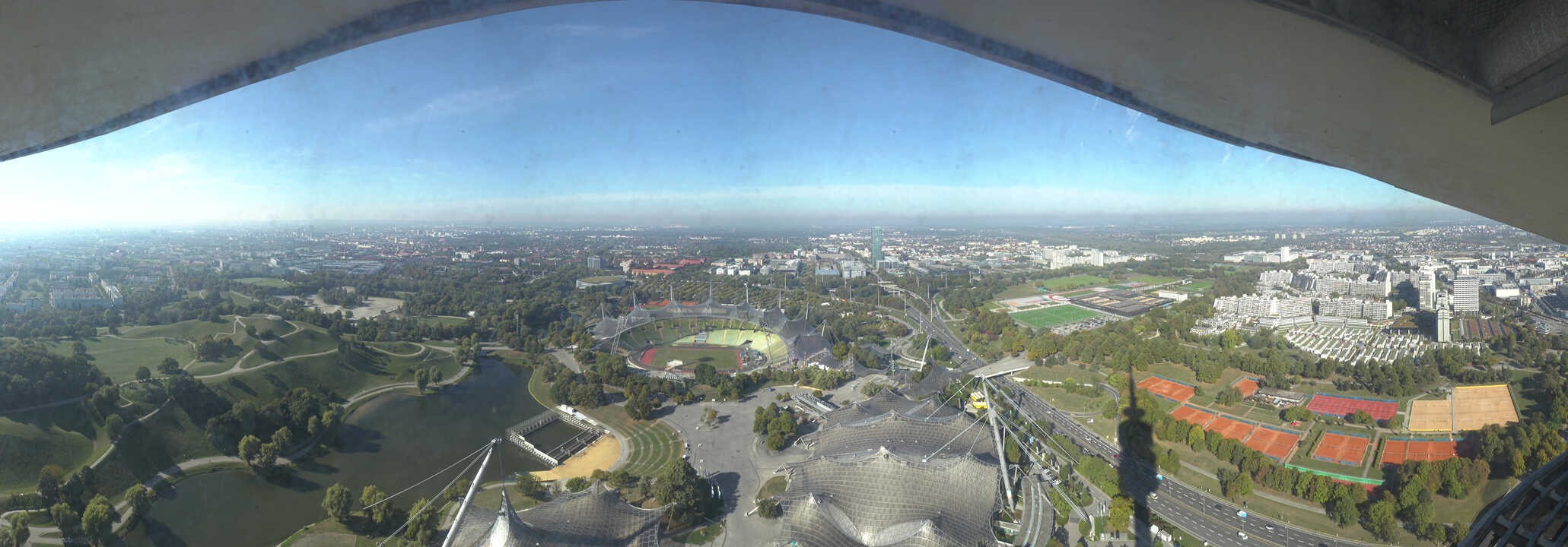Archived image Webcam Munich - Olympic Parc and Stadium