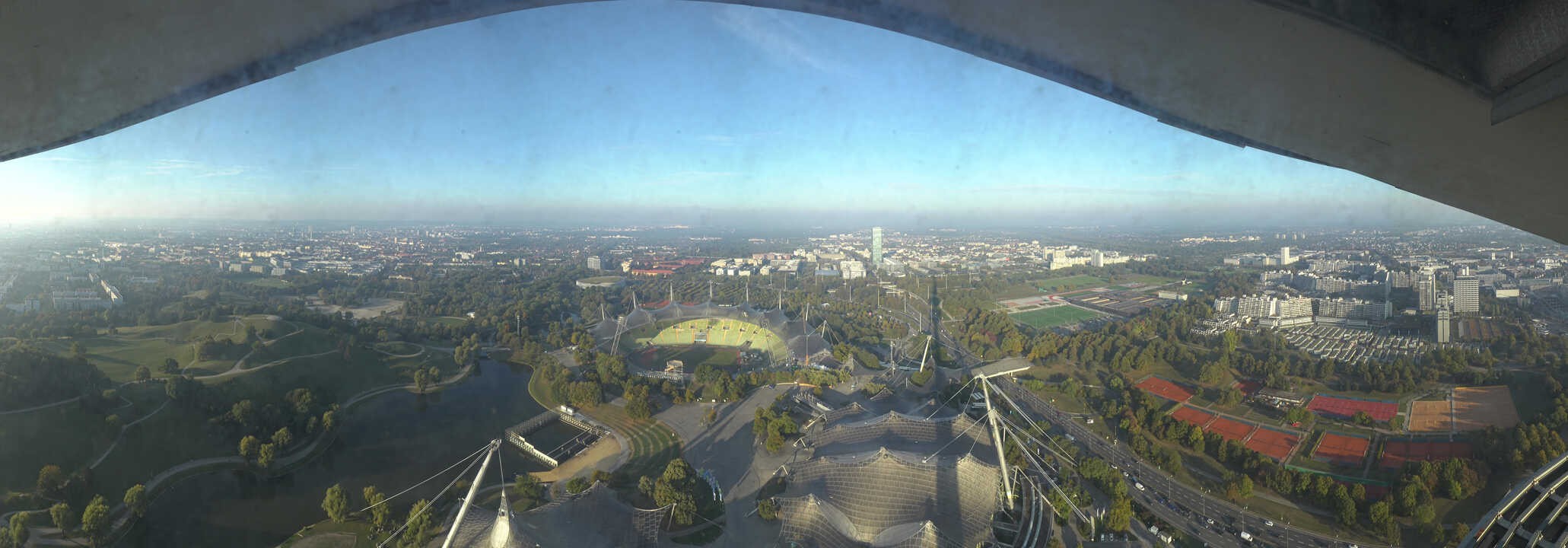 Archived image Webcam Munich - Olympic Parc and Stadium