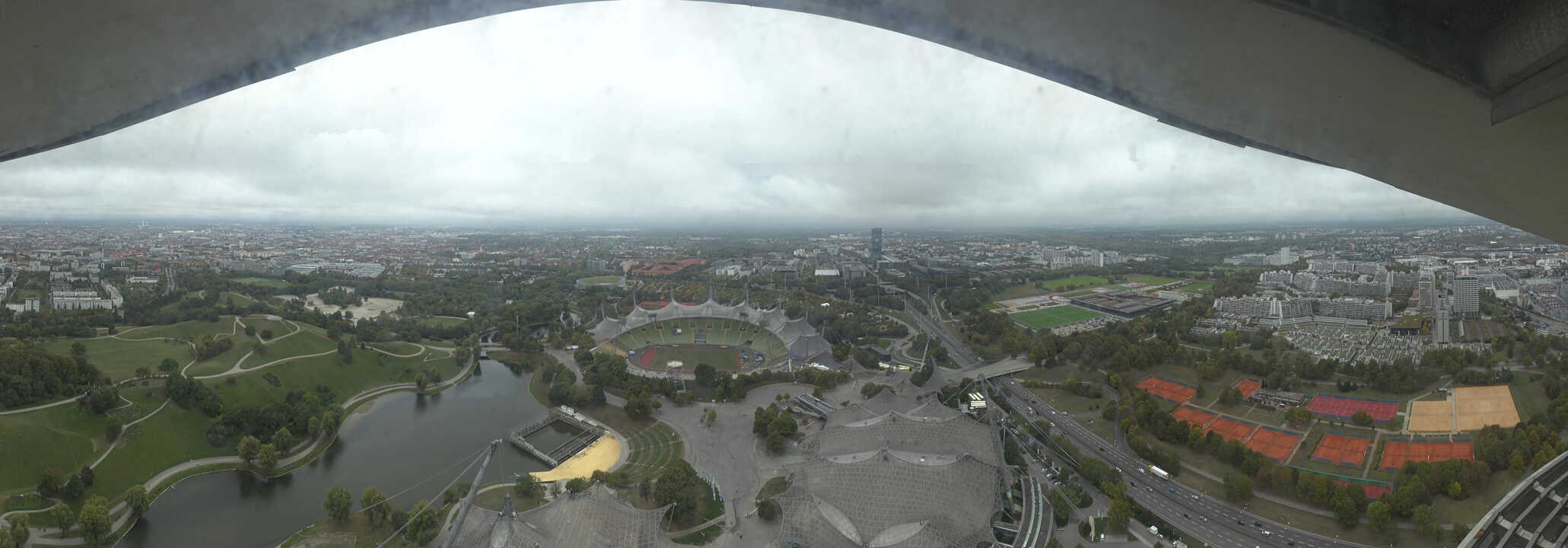 Archived image Webcam Munich - Olympic Parc and Stadium