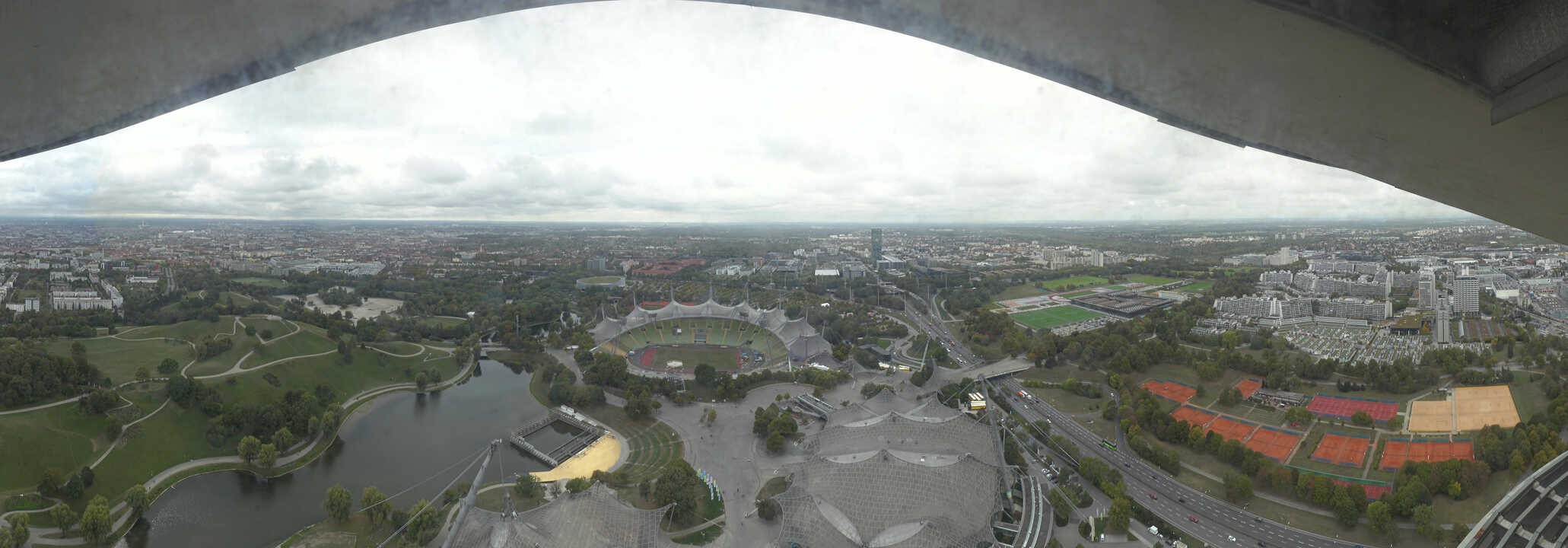 Archived image Webcam Munich - Olympic Parc and Stadium
