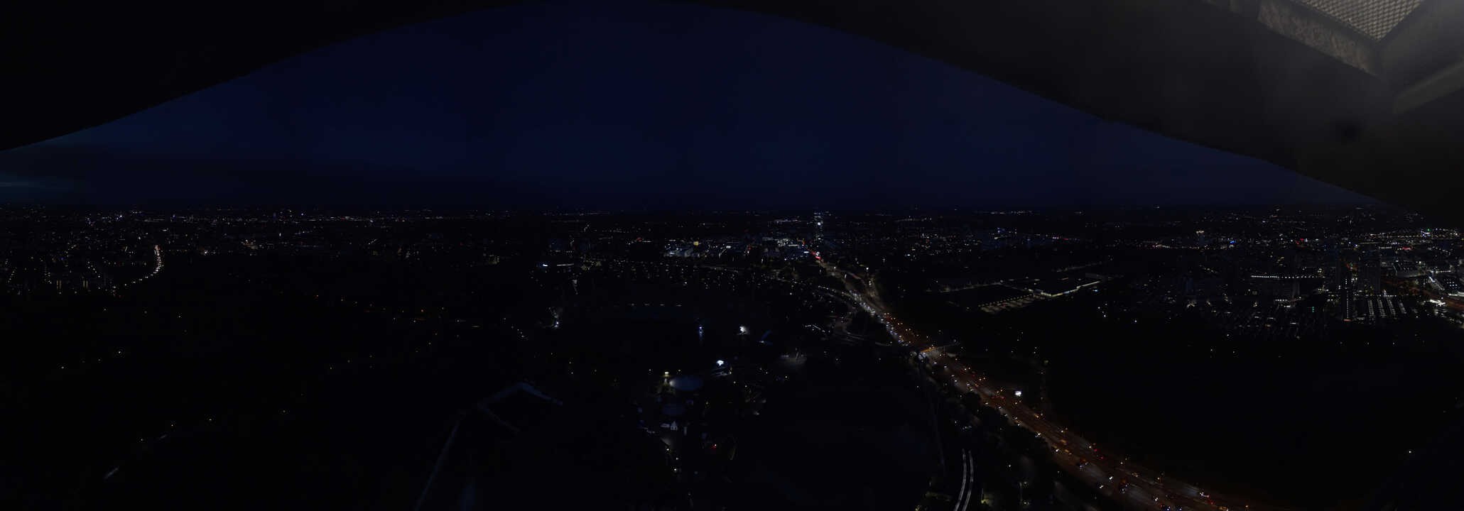 Archiv Foto Webcam München: Panorama Olympiastadion und Olympiapark