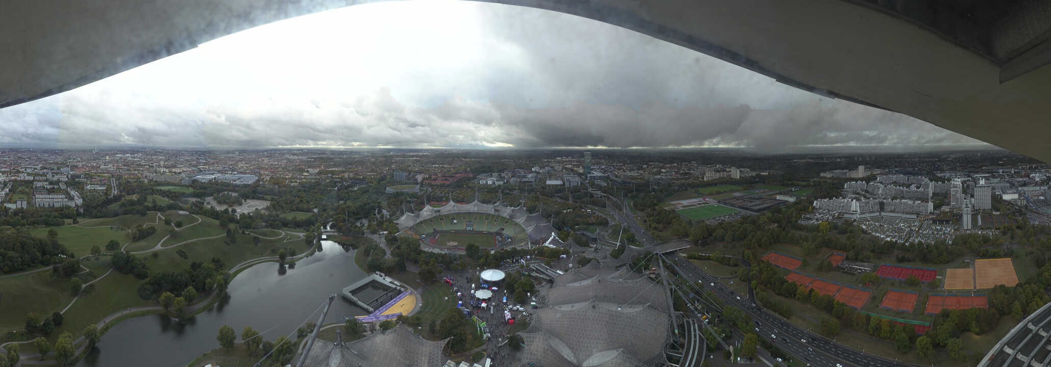 Archived image Webcam Munich - Olympic Parc and Stadium