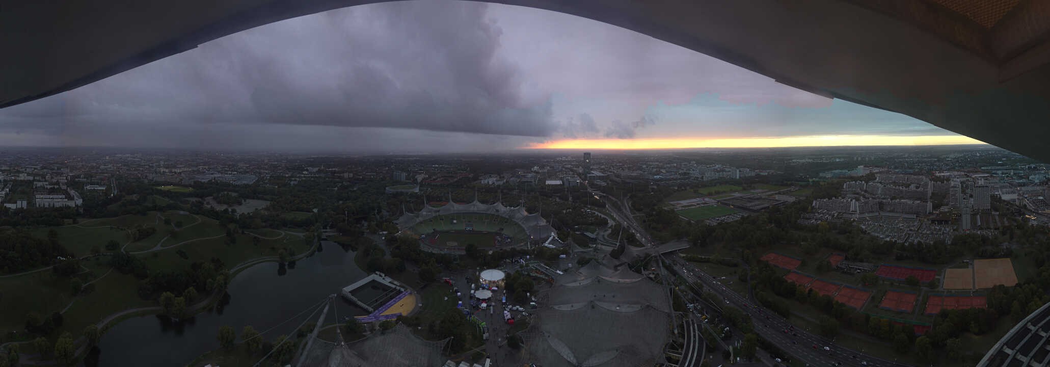 Archived image Webcam Munich - Olympic Parc and Stadium