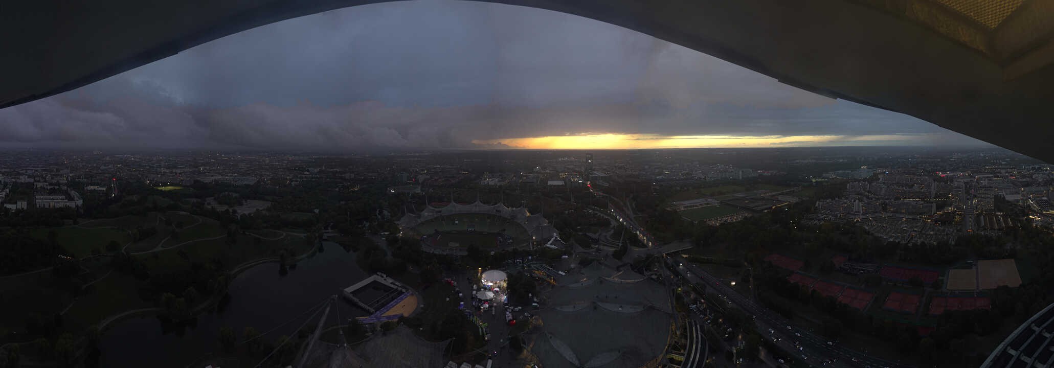 Archived image Webcam Munich - Olympic Parc and Stadium