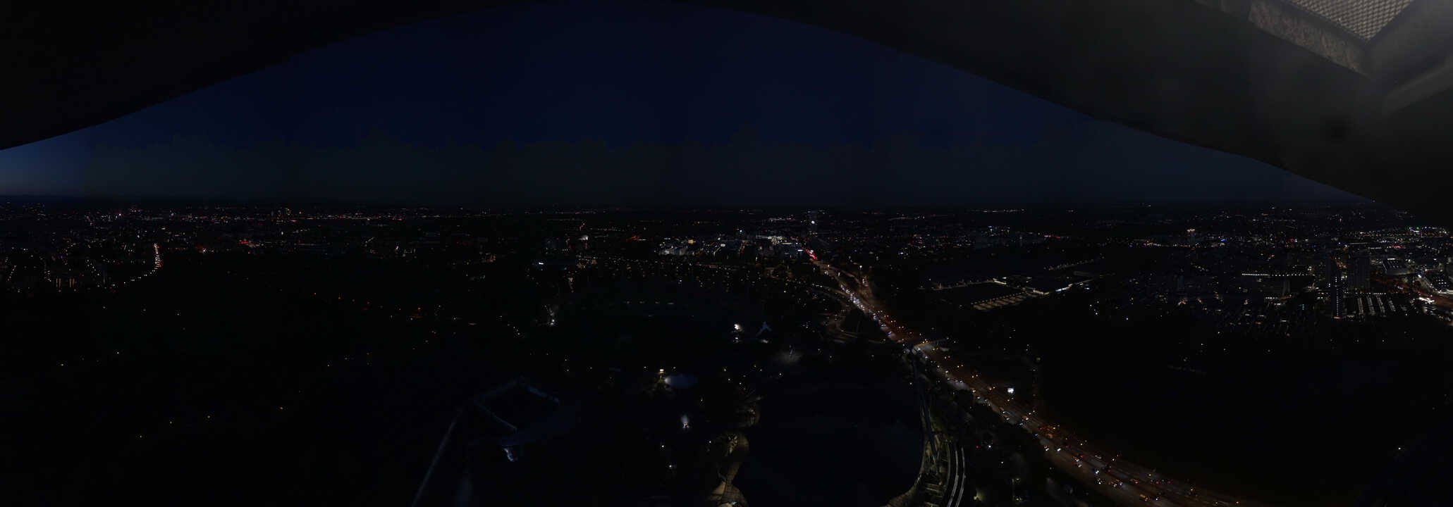 Archiv Foto Webcam München: Panorama Olympiastadion und Olympiapark