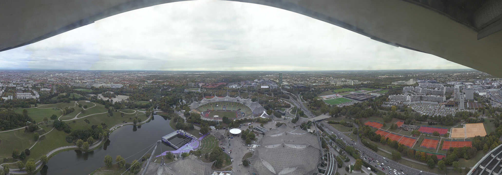 Archived image Webcam Munich - Olympic Parc and Stadium