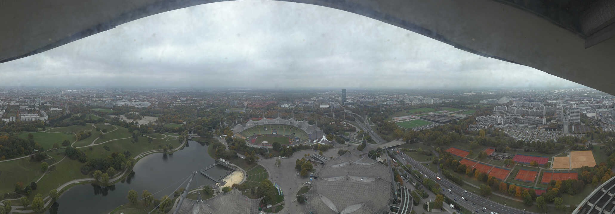 Archived image Webcam Munich - Olympic Parc and Stadium