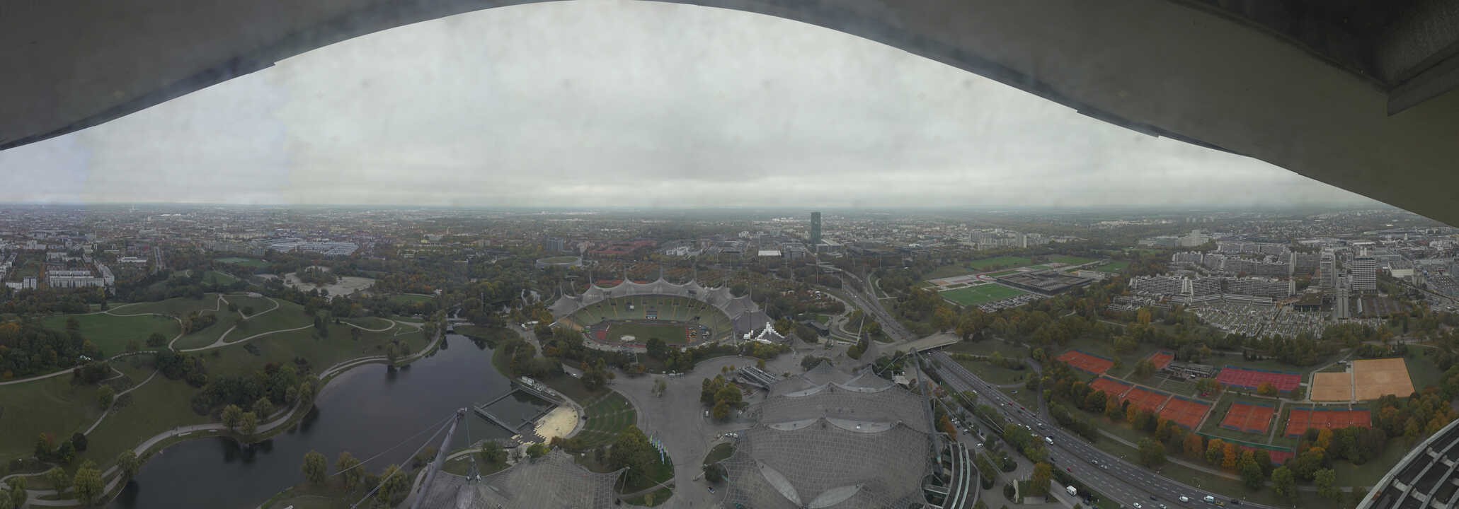Archived image Webcam Munich - Olympic Parc and Stadium