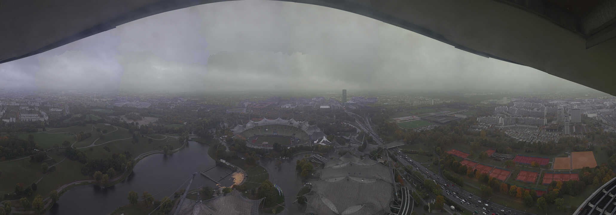 Archived image Webcam Munich - Olympic Parc and Stadium