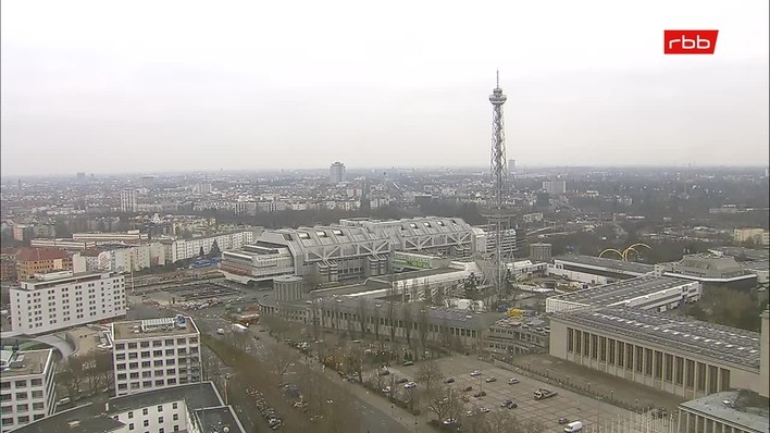 Archiv Foto Webcam Berlin: Theodor-Heuss-Platz am Funkhaus