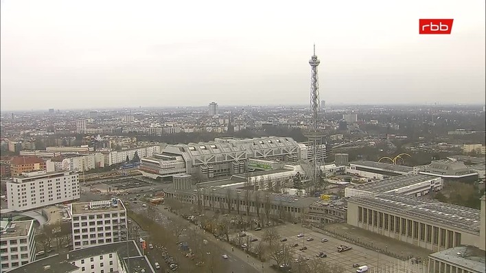 Archiv Foto Webcam Berlin: Theodor-Heuss-Platz am Funkhaus