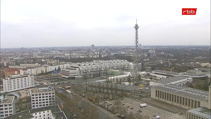 Archiv Foto Webcam Berlin: Theodor-Heuss-Platz am Funkhaus