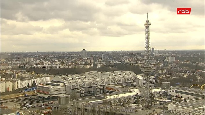 Archiv Foto Webcam Berlin: Theodor-Heuss-Platz am Funkhaus