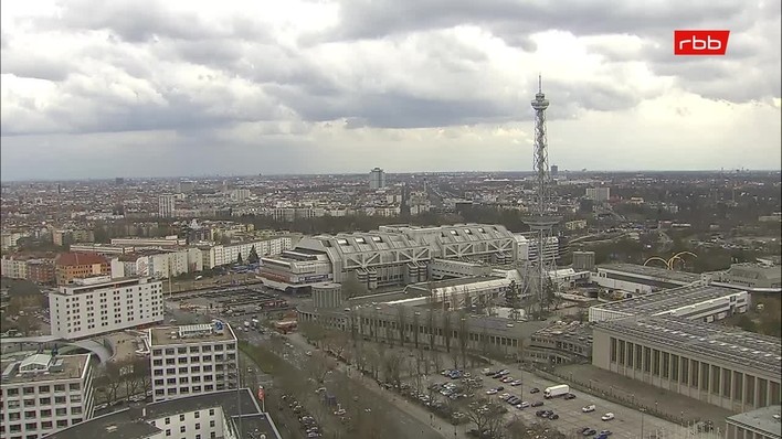 Archiv Foto Webcam Berlin: Theodor-Heuss-Platz am Funkhaus