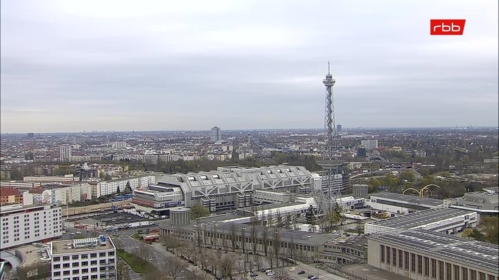 Archiv Foto Webcam Berlin: Theodor-Heuss-Platz am Funkhaus