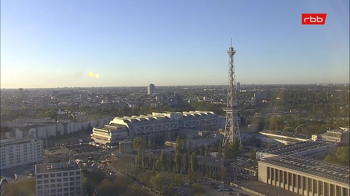 Archiv Foto Webcam Berlin: Theodor-Heuss-Platz am Funkhaus