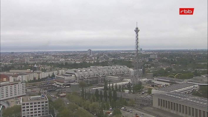 Archiv Foto Webcam Berlin: Theodor-Heuss-Platz am Funkhaus