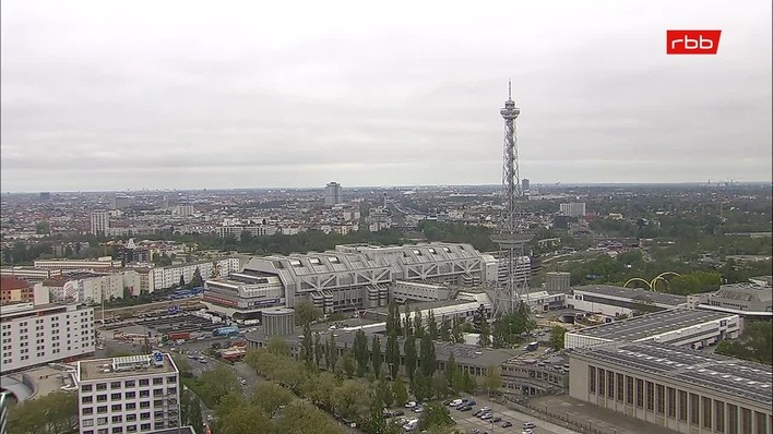 Archiv Foto Webcam Berlin: Theodor-Heuss-Platz am Funkhaus