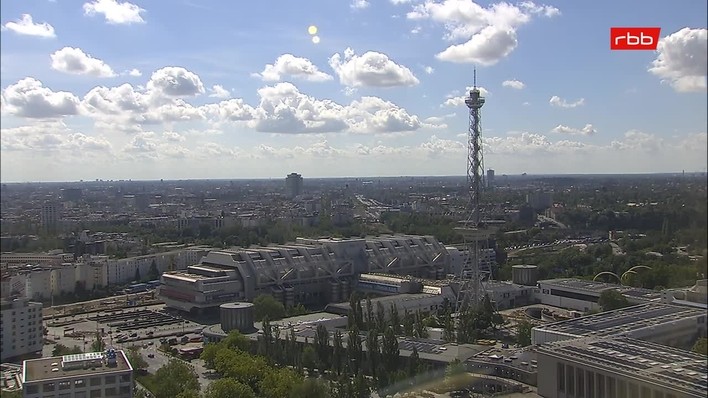 Archiv Foto Webcam Berlin: Theodor-Heuss-Platz am Funkhaus