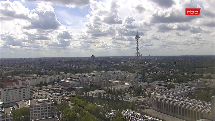 Archiv Foto Webcam Berlin: Theodor-Heuss-Platz am Funkhaus