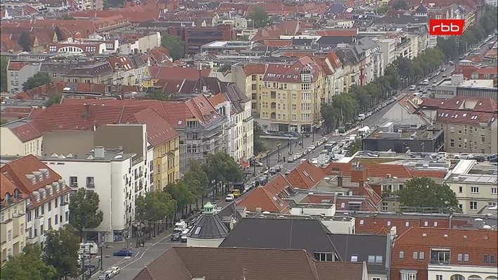 Archiv Foto Webcam Berlin: Theodor-Heuss-Platz am Funkhaus