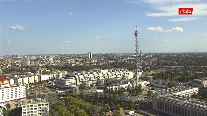Archiv Foto Webcam Berlin: Theodor-Heuss-Platz am Funkhaus