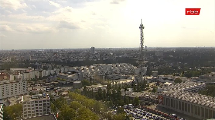 Archiv Foto Webcam Berlin: Theodor-Heuss-Platz am Funkhaus