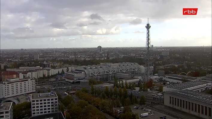 Archiv Foto Webcam Berlin: Theodor-Heuss-Platz am Funkhaus