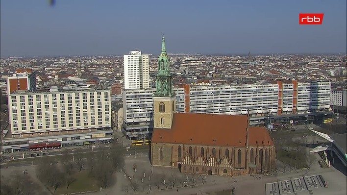 Archived image Webcam View from Rotes Rathaus, Berlin