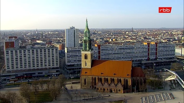 Archived image Webcam View from Rotes Rathaus, Berlin