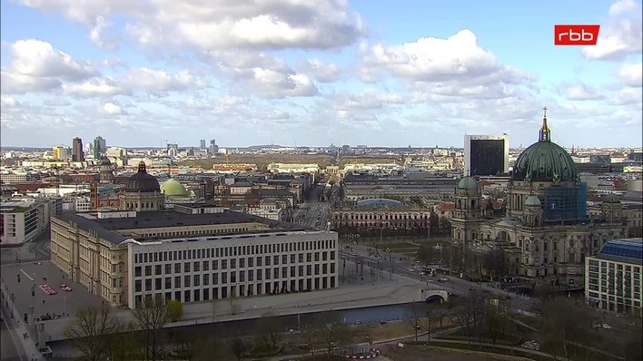 Archived image Webcam View from Rotes Rathaus, Berlin