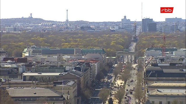 Archived image Webcam View from Rotes Rathaus, Berlin