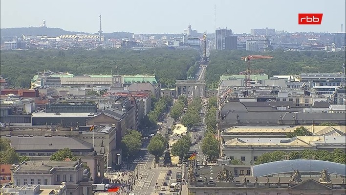 Archived image Webcam View from Rotes Rathaus, Berlin
