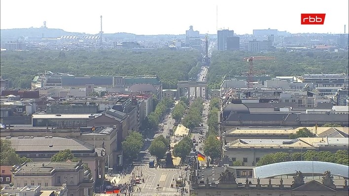Archived image Webcam View from Rotes Rathaus, Berlin