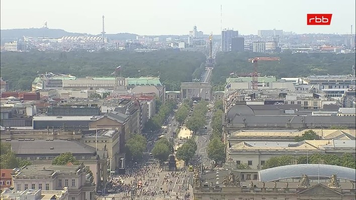 Archived image Webcam View from Rotes Rathaus, Berlin