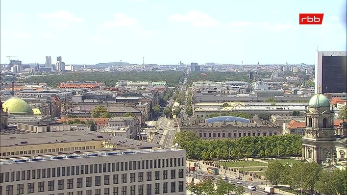 Archived image Webcam View from Rotes Rathaus, Berlin