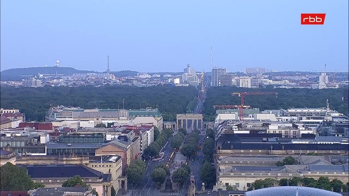 Archived image Webcam View from Rotes Rathaus, Berlin