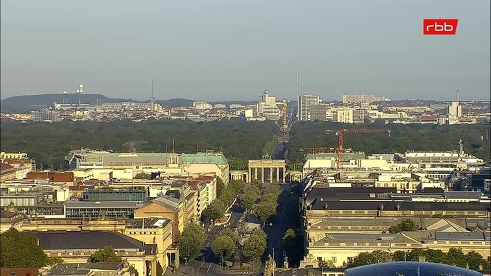 Archived image Webcam View from Rotes Rathaus, Berlin
