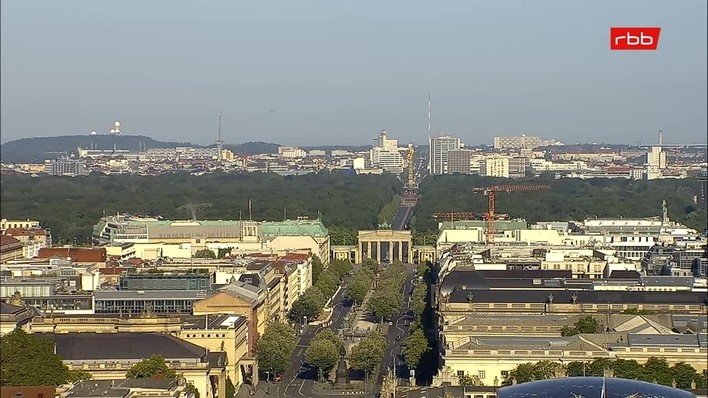 Archived image Webcam View from Rotes Rathaus, Berlin
