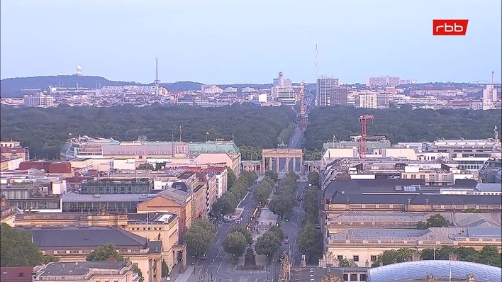 Archived image Webcam View from Rotes Rathaus, Berlin