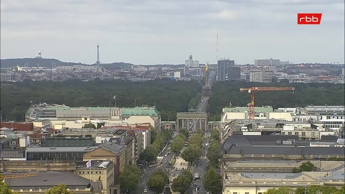 Archived image Webcam View from Rotes Rathaus, Berlin