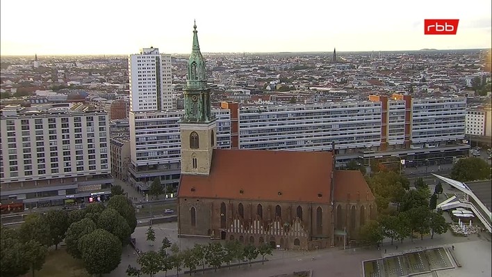 Archived image Webcam View from Rotes Rathaus, Berlin