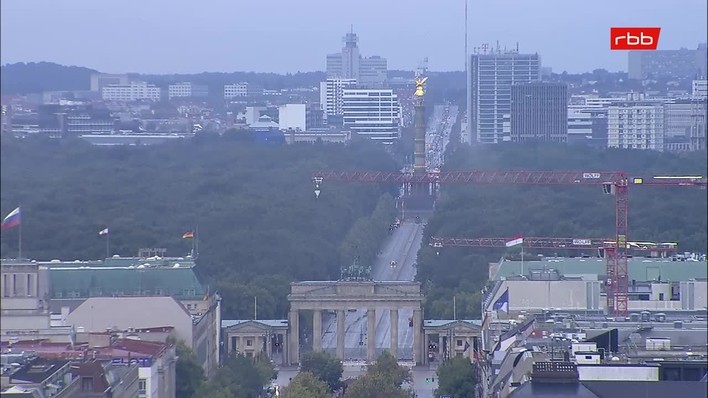 Archiv Foto Webcam Berlin: Rotes Rathaus und Berliner Dom