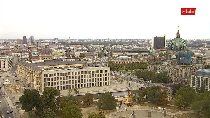 Archived image Webcam View from Rotes Rathaus, Berlin