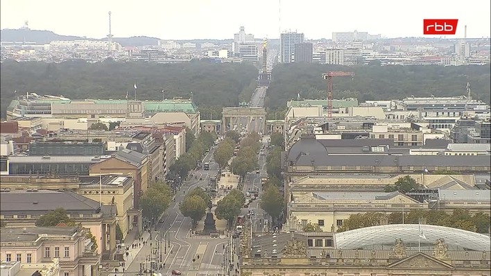 Archived image Webcam View from Rotes Rathaus, Berlin